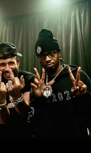 Metro Boomin wearing Chrome Hearts hat