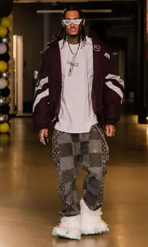 Jordan Clarkson wearing Louis Vuitton eyewear