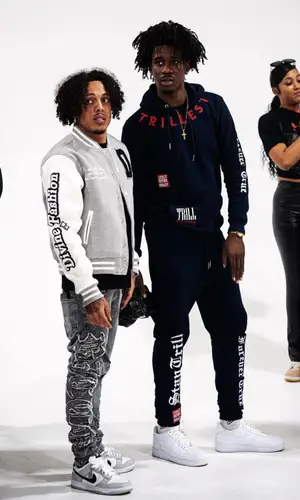 King Cid wearing Ricco Gioventu jeans