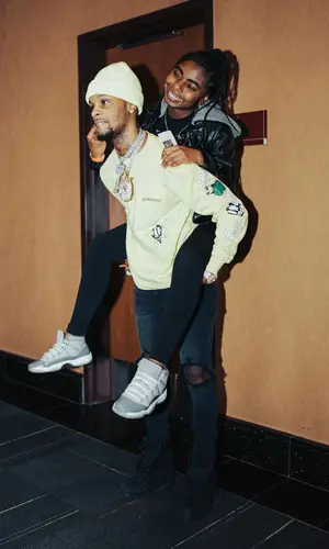 Toosii wearing Timberland boots