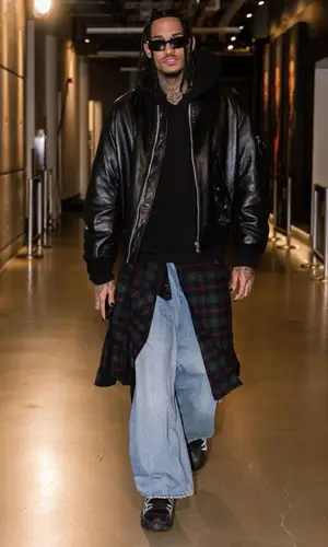Jordan Clarkson wearing Prada eyewear