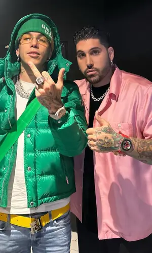 Sfera Ebbasta’s Outfit in Prada Jacket, Cartier Eyewear & Gallery Dept. Hat (2022)