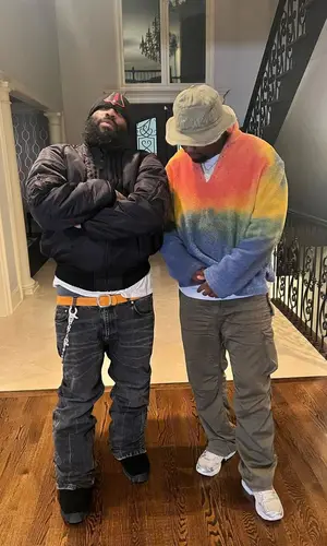 ASAP Bari’s Outfit in Balenciaga Jacket, Rick Owens Boots & Chrome Hearts Hat (2022)