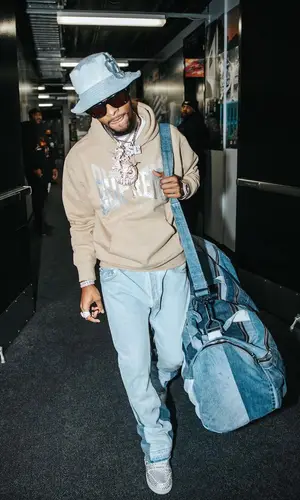 Toosii wearing Gallery Dept. bag