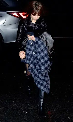 Jenna Ortega wearing Sylven New York boots