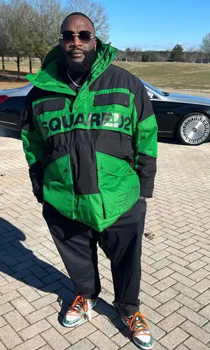 Rick Ross wearing Y-3 pants