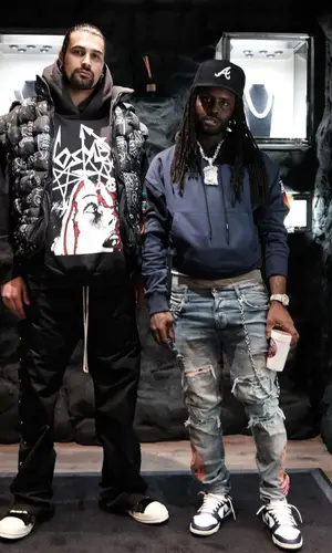 Chief Keef wearing Amiri jeans