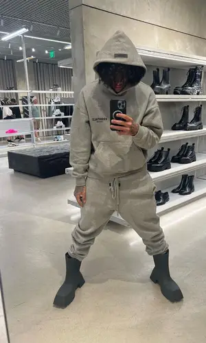 King Cid wearing Fear of God hoody