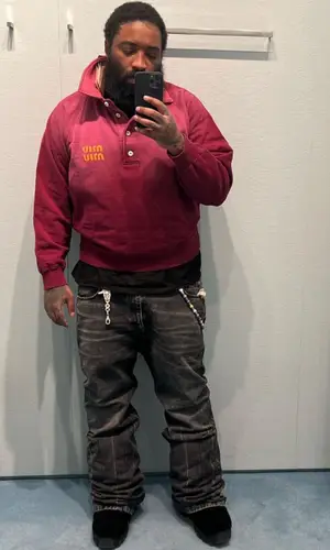 ASAP Bari wearing Rick Owens boots