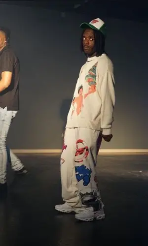 Lil Uzi Vert wearing Sicko sweater