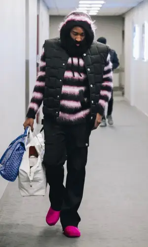 James Harden wearing Marni sandal