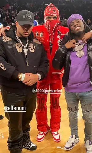 Kai Cenat wearing Amiri jeans