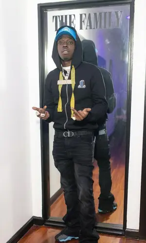 Bobby Shmurda wearing Lanvin hoody