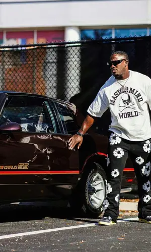 Devin White wearing Readymade pants