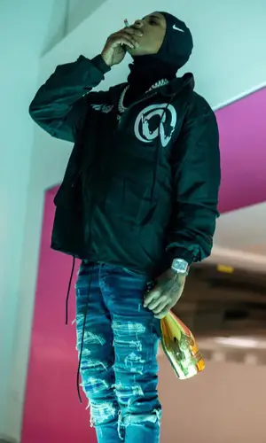A Boogie Wit Da Hoodie wearing Nike other