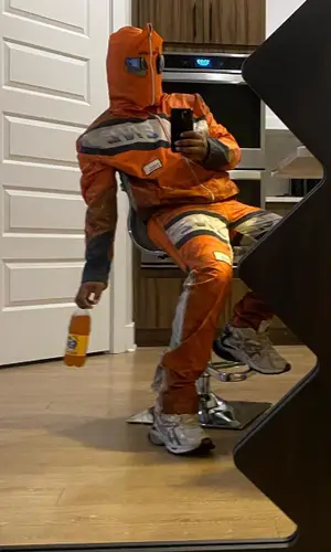 Rylo Rodriguez wearing EugeneD2R jacket