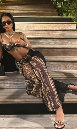 Dess Dior wearing Chanel eyewear