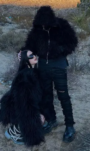 Symone Ryley wearing Rick Owens boots