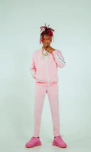YNW BSlime’s Outfit in Palm Angels Jacket & Balenciaga Sneakers (2022)
