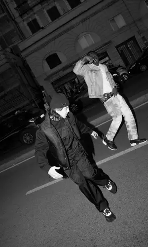 Tedua wearing Prada jacket