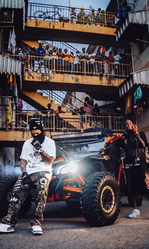 Rvssian wearing Supreme glov