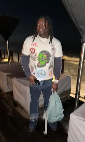 Lucki’s Outfit in Gallery Dept. T-Shirt & Lanvin Sneakers (2023)