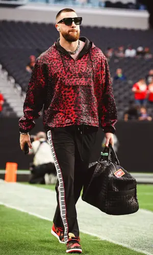 Travis Kelce wearing Louis Vuitton eyewear