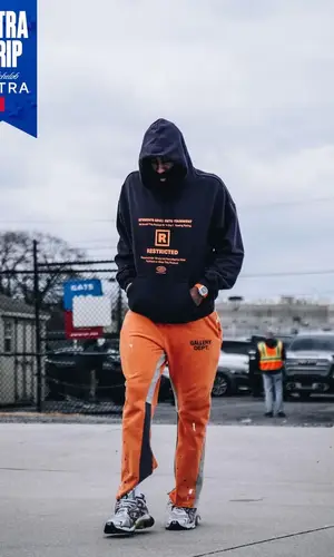 James Harden wearing Vetements hoody