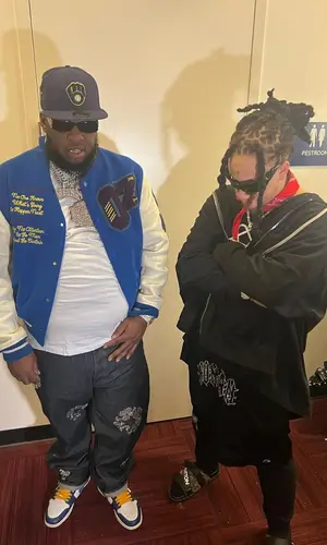 Trippie Redd wearing Balenciaga eyewear