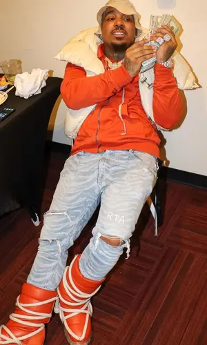 Doe Boy wearing Rick Owens hoody