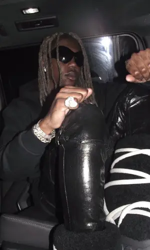 Destroy Lonely wearing Balenciaga eyewear