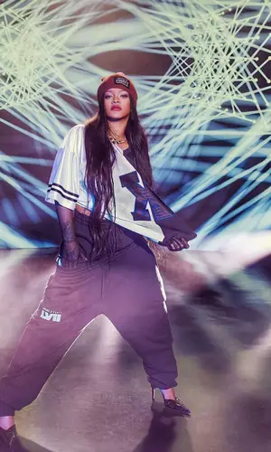 Rihanna wearing Savage X Fenty pants