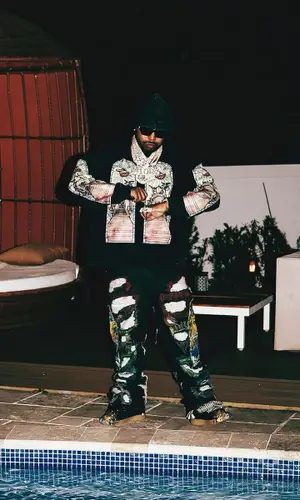Icewear Vezzo wearing Who Decides War hoody