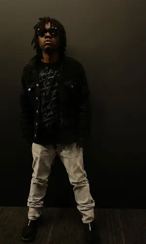 Rollin Thrax wearing Rick Owens jacket