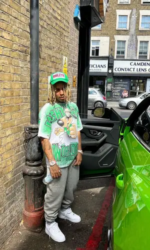 Zola wearing Nike pants