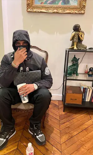 Ashe 22 wearing Moncler jacket