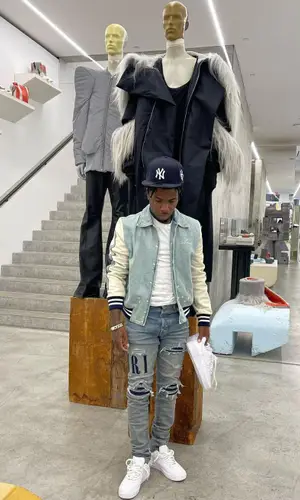 LBS Kee'vin wearing New Era cap