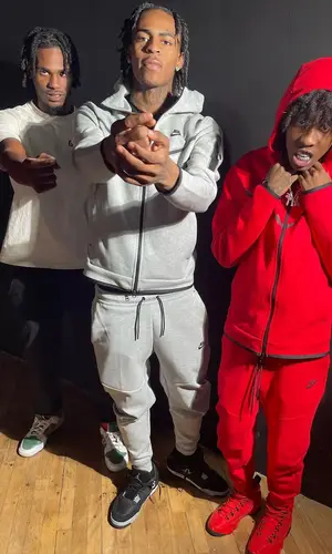 Set Da Trend wearing Nike pants