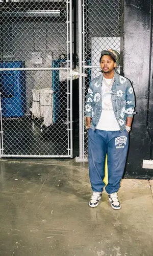 Babyface Ray wearing Saint Michael t-shirt