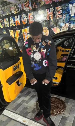 Kodak Black wearing Bottega Veneta boots