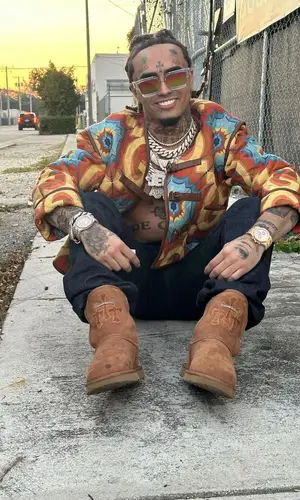 Lil Pump wearing Louis Vuitton eyewear