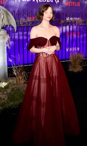 Emma Myers wearing Emm Kuo bag