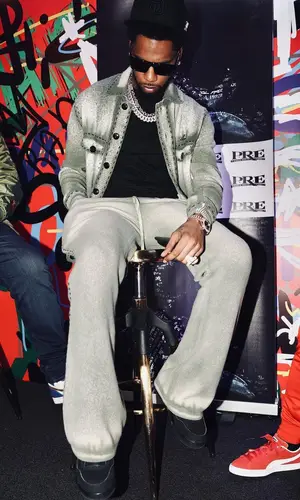 Key Glock wearing Amiri sweater
