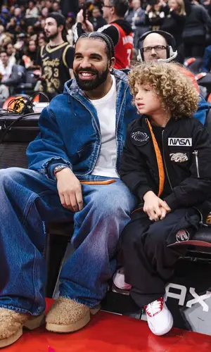 Drake wearing Givenchy jeans