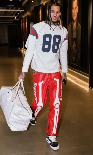 Jordan Clarkson wearing Kapital jersey