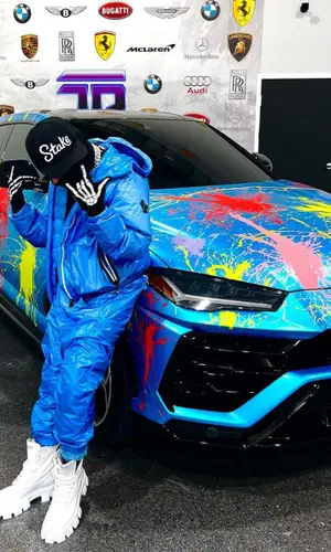 6ix9ine wearing Louis Vuitton eyewear