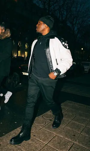 Pusha T wearing Celine boots