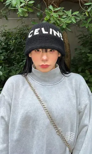 Toua wearing Alexander Wang sweater