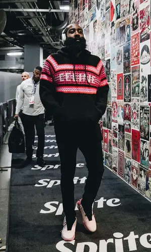 James Harden wearing Celine hoody