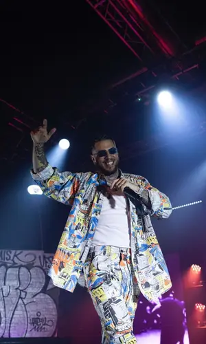 Emis Killa wearing Cartier eyewear